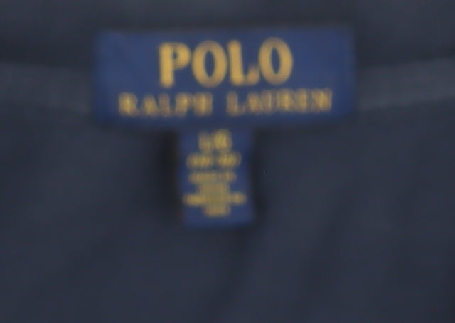 Ralph Lauren Boys Blue Polo Shirt, Size M, Short Sleeve