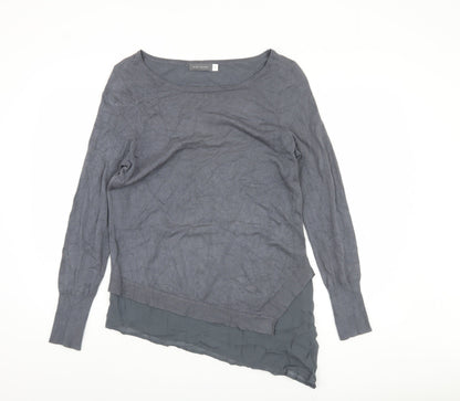 Mint Velvet Women's Grey Jumper, Size 12, Lightweight Knit