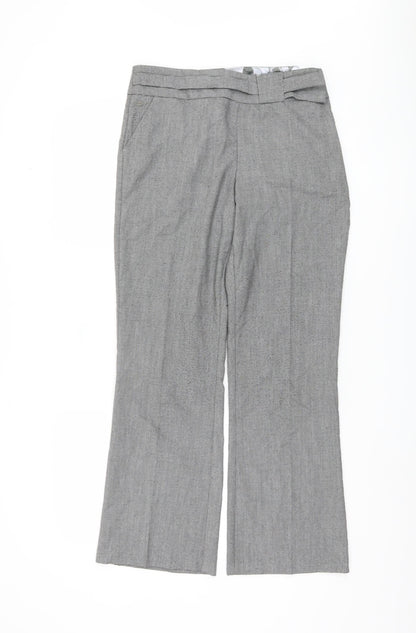 Womens UK Size 10 Marks and Spencer Classic Fit Business Casual Grey Trousers