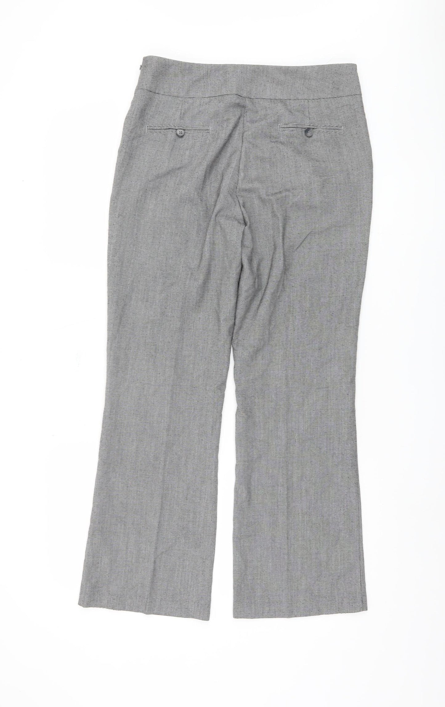 Womens UK Size 10 Marks and Spencer Classic Fit Business Casual Grey Trousers