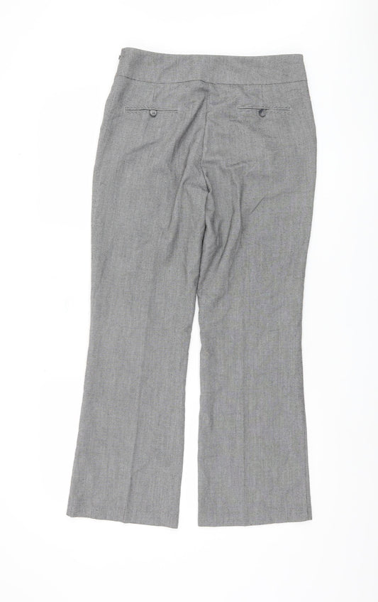 Womens UK Size 10 Marks and Spencer Classic Fit Business Casual Grey Trousers