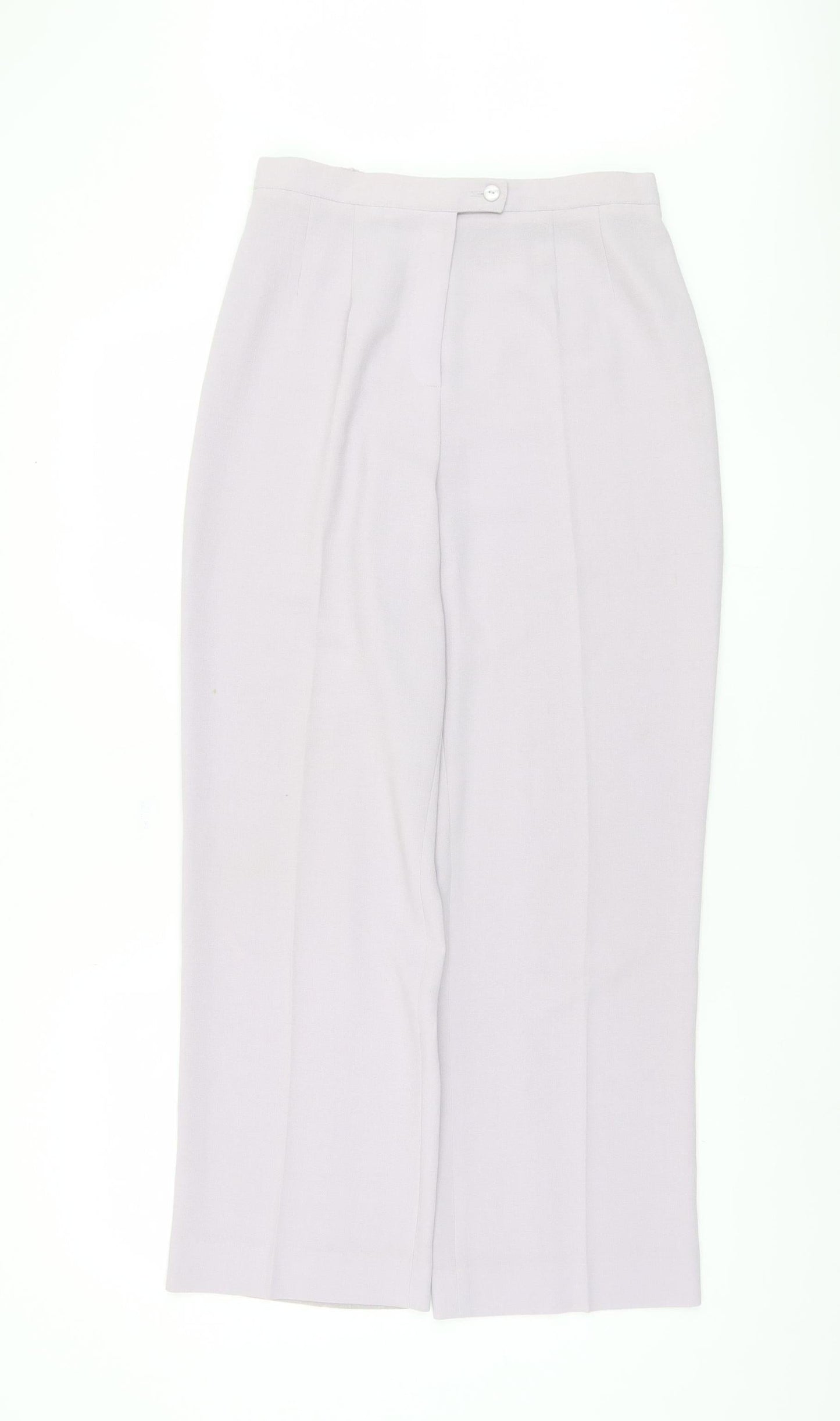 GOLD by Michael Women’s White Pleated Trousers Size 12