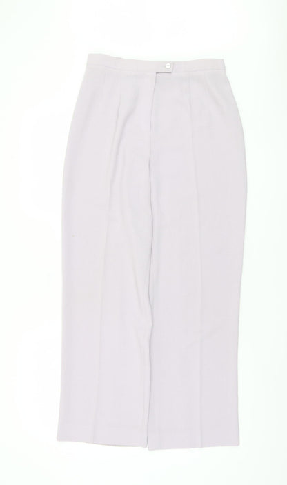 GOLD by Michael Women’s White Pleated Trousers Size 12