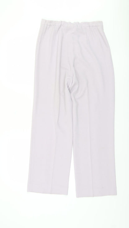 GOLD by Michael Women’s White Pleated Trousers Size 12