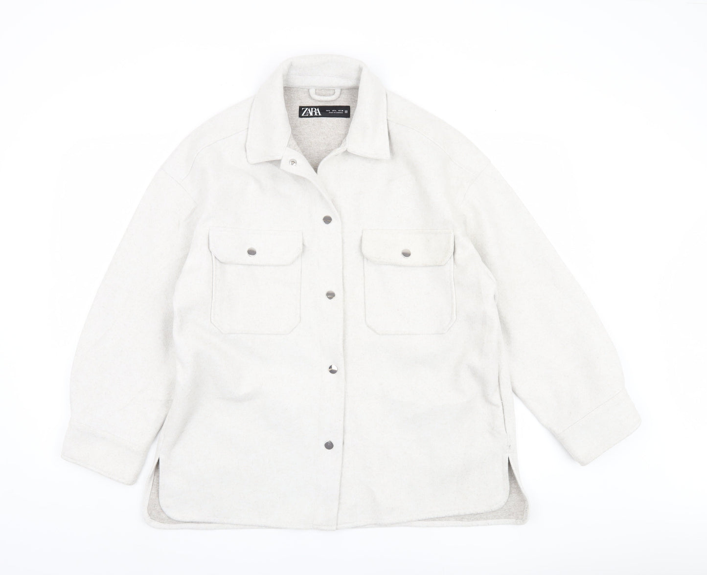 Womens UK Size 12 Zara Grey Basic Jacket
