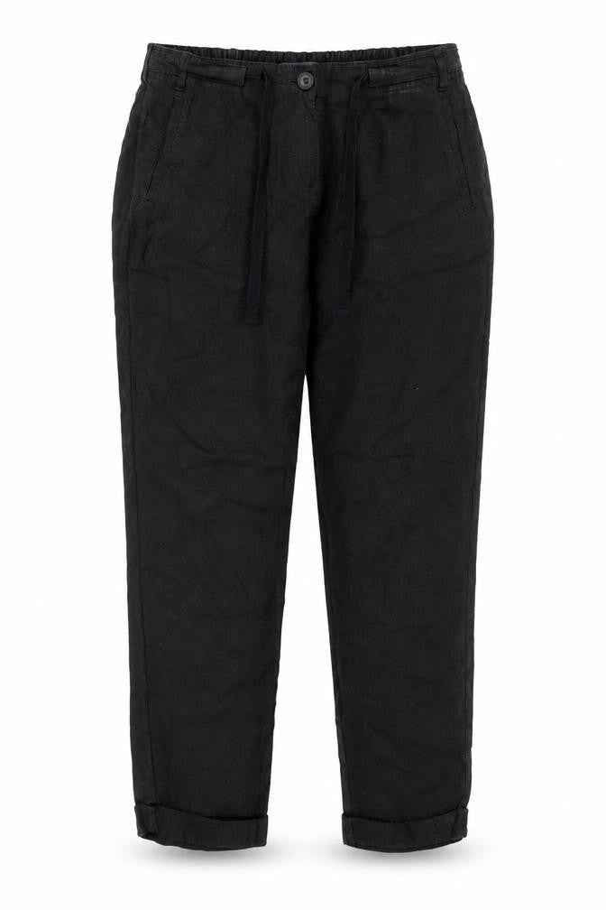 Womens UK Size M Marks and Spencer Regular Fit Casual Workwear Black Trousers