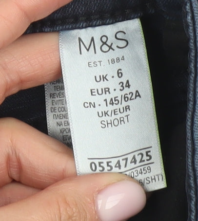 Womens UK Size 6 Marks and Spencer Slim Fit Skinny Blue Jeans