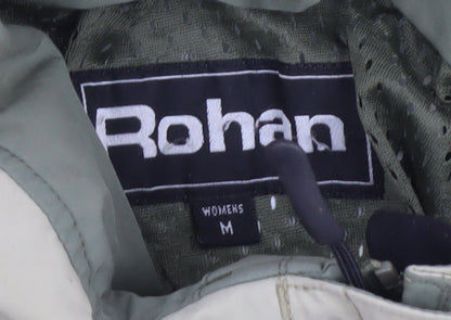 Rohan Women's Green Jacket M, Water Resistant, Hooded