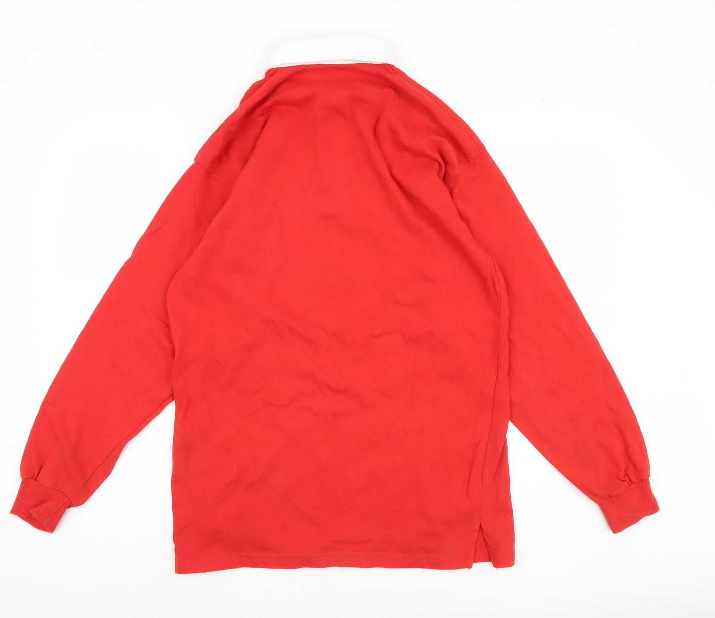 Front Row Men's Red L Rugby Polo Shirt