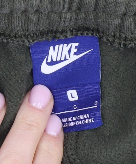 Nike Men's Green Jogger Trousers L - Comfortable Style