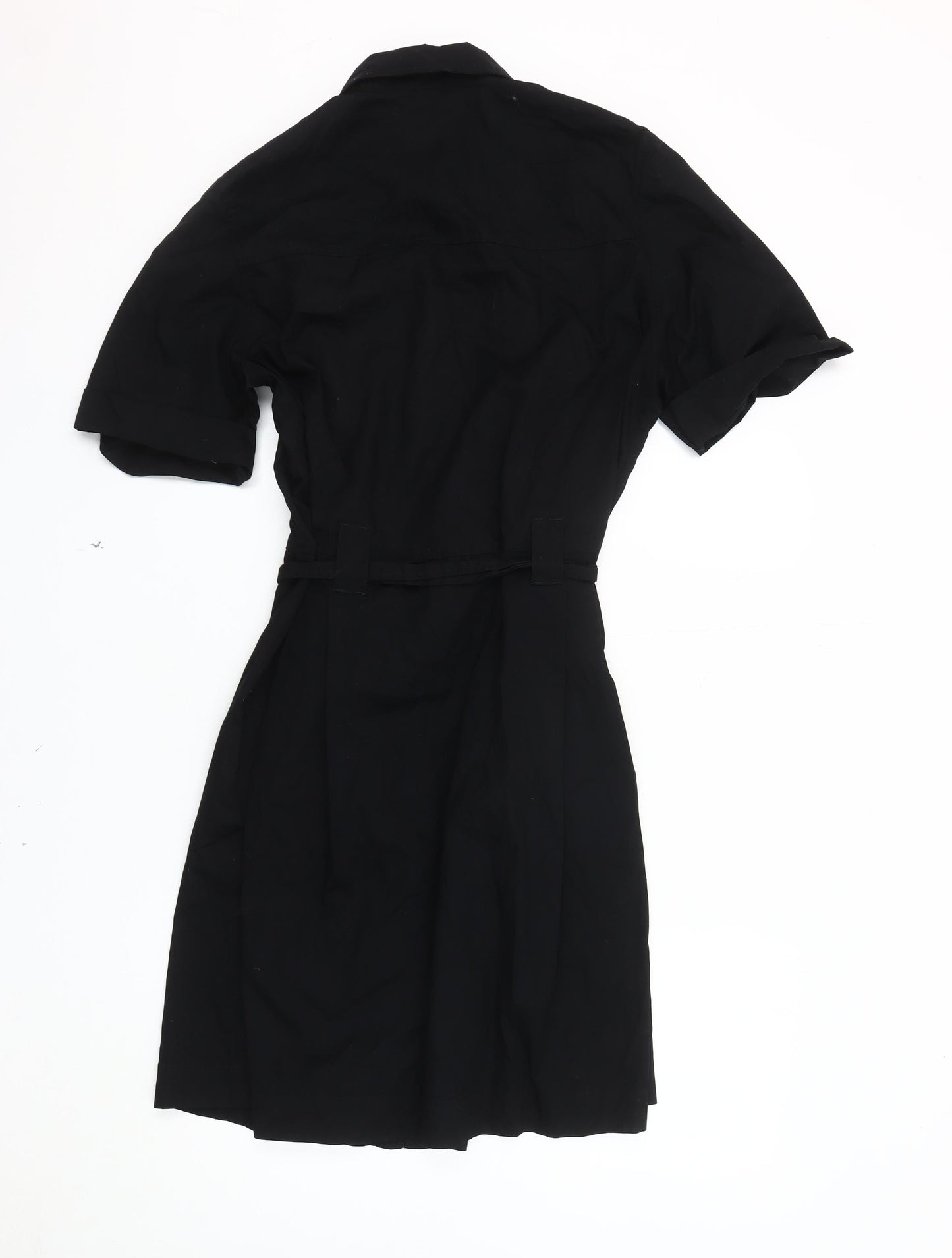 Monki Women's Black Shirt Dress M Cotton Casual
