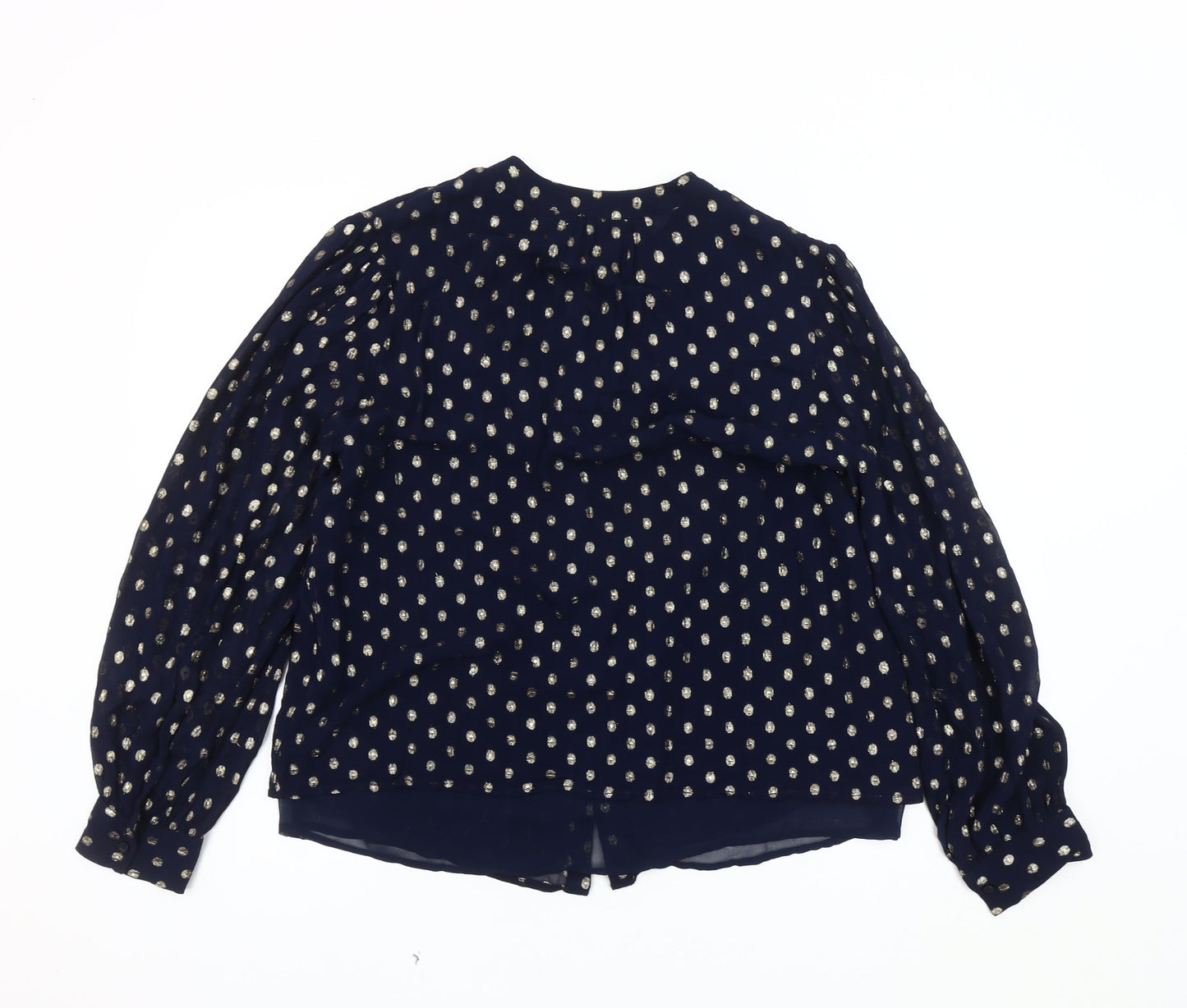 Womens UK Size 14 Crew Clothing Company Blue Tunic Blouse