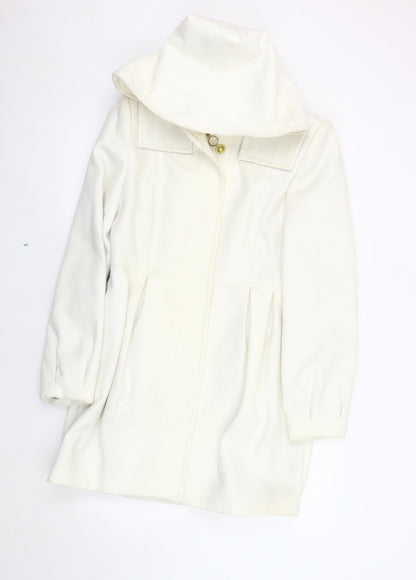 Womens UK Size 12 et vous White Overcoat