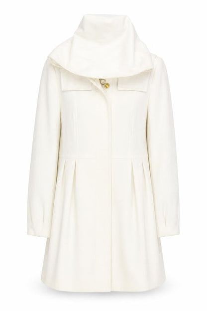 Womens UK Size 12 et vous White Overcoat
