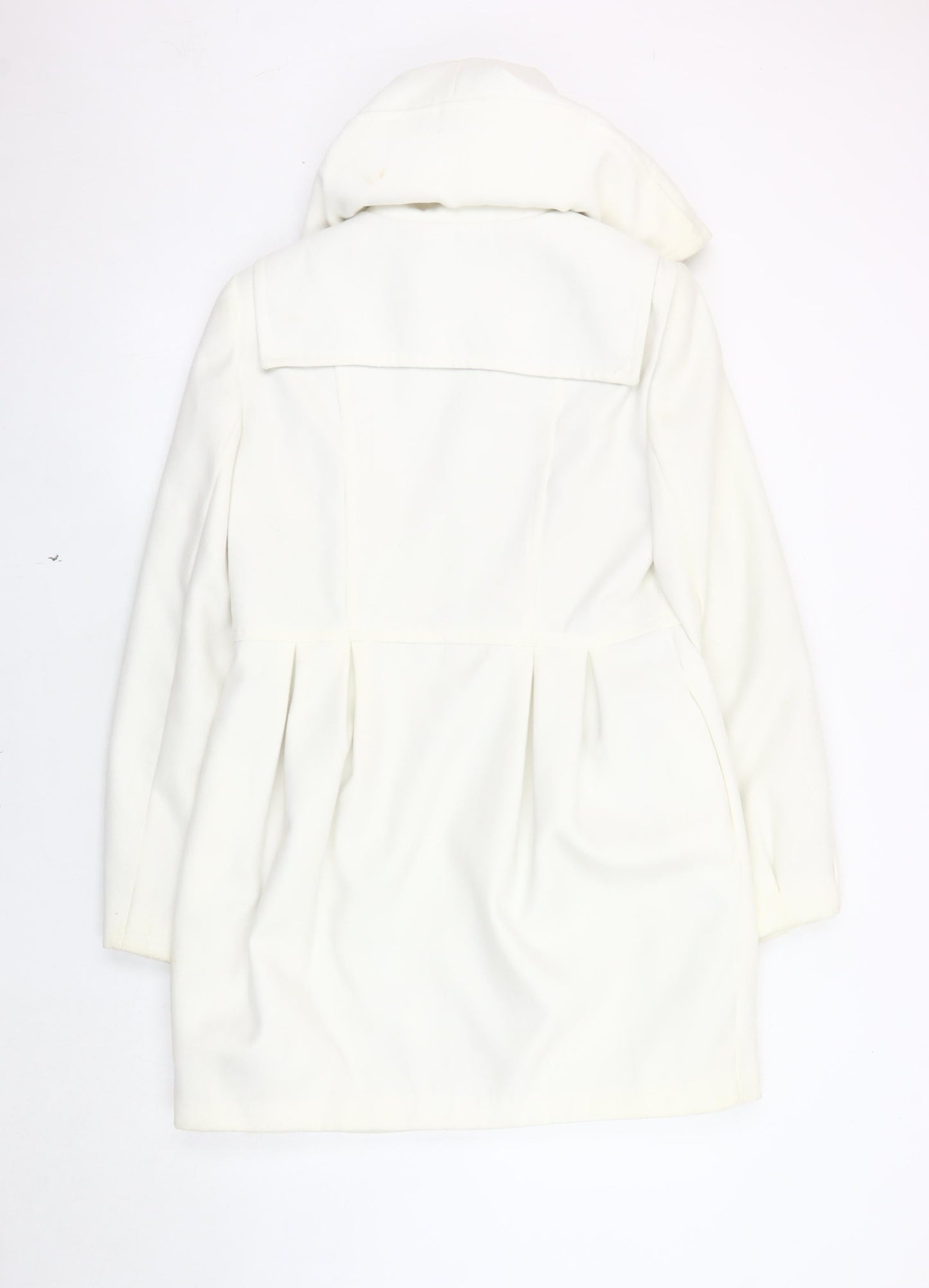 Womens UK Size 12 et vous White Overcoat