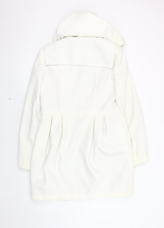 Womens UK Size 12 et vous White Overcoat