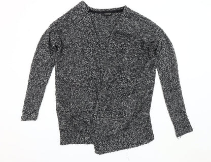 Womens UK Size 10 Topshop Black Cardigan Jumper