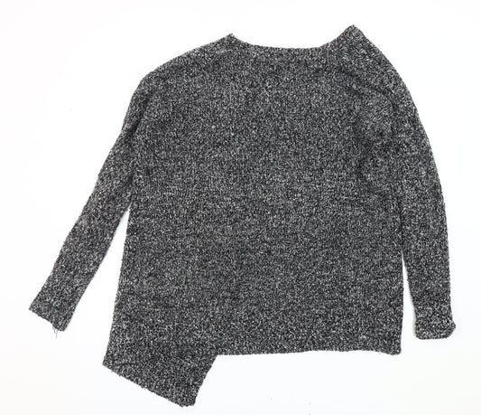 Womens UK Size 10 Topshop Black Cardigan Jumper