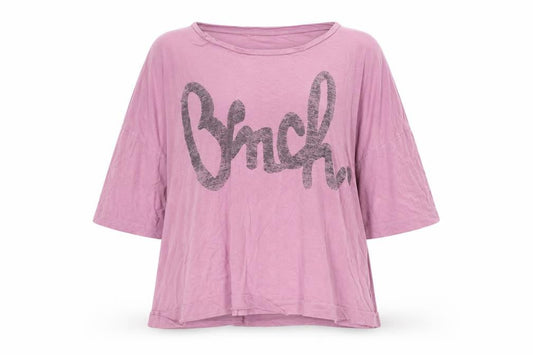 Womens UK Size XL Bench Pink Basic T-Shirt