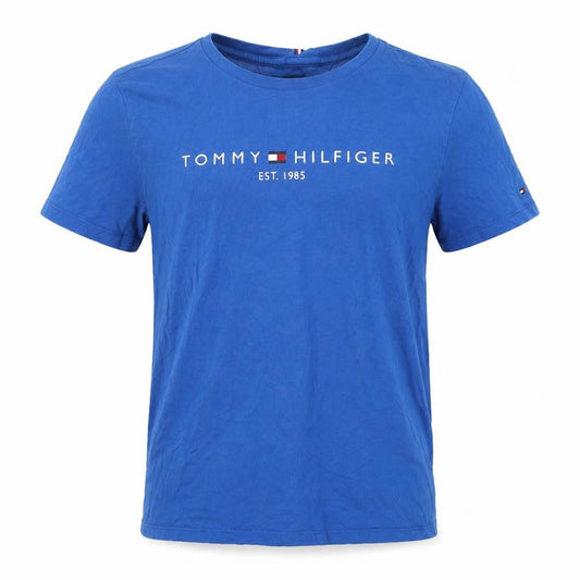 Tommy Hilfiger Boys Blue Cotton T-Shirt, Size 14 Years, Casual