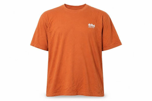 Front view of Atlas For Men Orange 3XL T-Shirt Short Sleeve Cotton