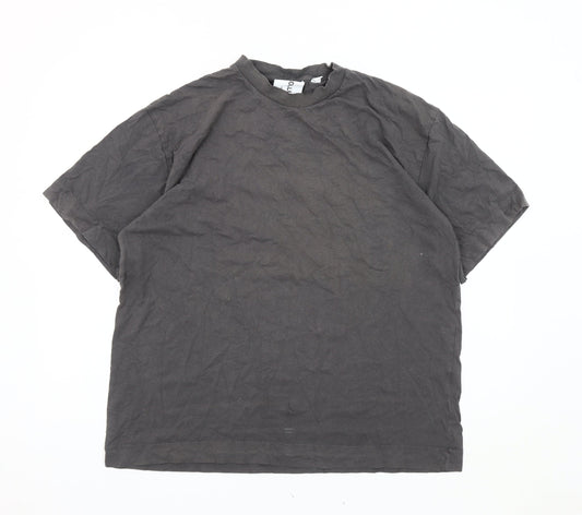 Mens UK Size XL COLLUSION Black  T-Shirt