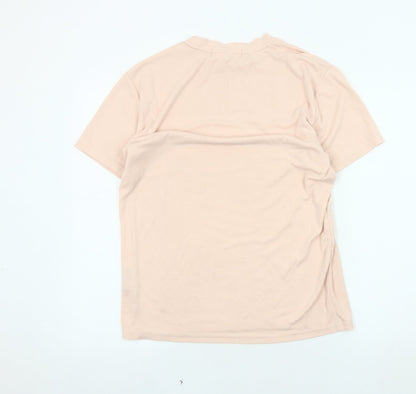 Manière De Voir Men's Beige Crew Neck T-Shirt - Size S