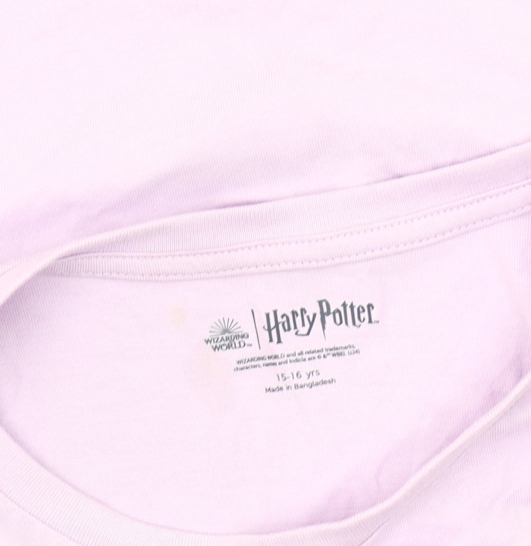 Marks and Spencer Harry Potter Girls Purple T-Shirt, 16 Years