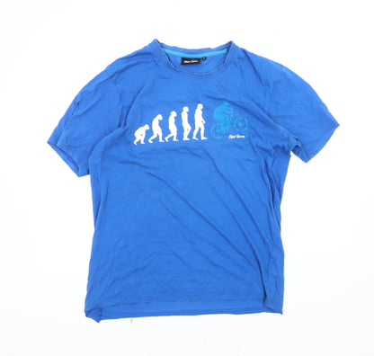 Peter Storm Men's Blue Cycling Evolution T-Shirt, M