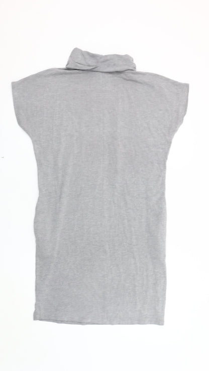 Warehouse Women Grey Jersey Dress Size 10