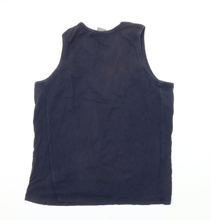 Nike Men's Blue XL Tank for Gym Training