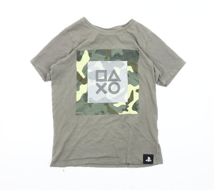 SICEM Boys Grey Camouflage PlayStation T-Shirt 12-13 Years