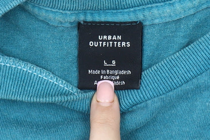 Urban Outfitters Men’s Blue Graphic Print T-Shirt L