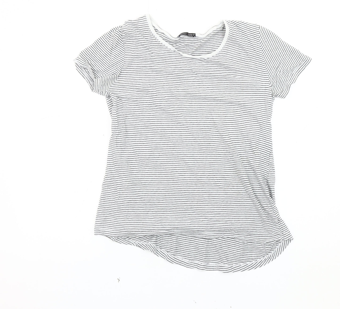 Womens UK Size 6 Zara White  T-Shirt