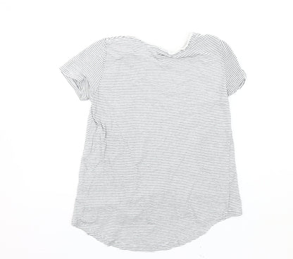 Womens UK Size 6 Zara White  T-Shirt