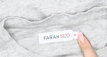 Mens UK Size S Farah Grey  T-Shirt