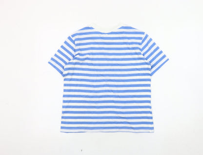 Womens UK Size XS H&M Blue  T-Shirt