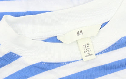 Womens UK Size XS H&M Blue  T-Shirt