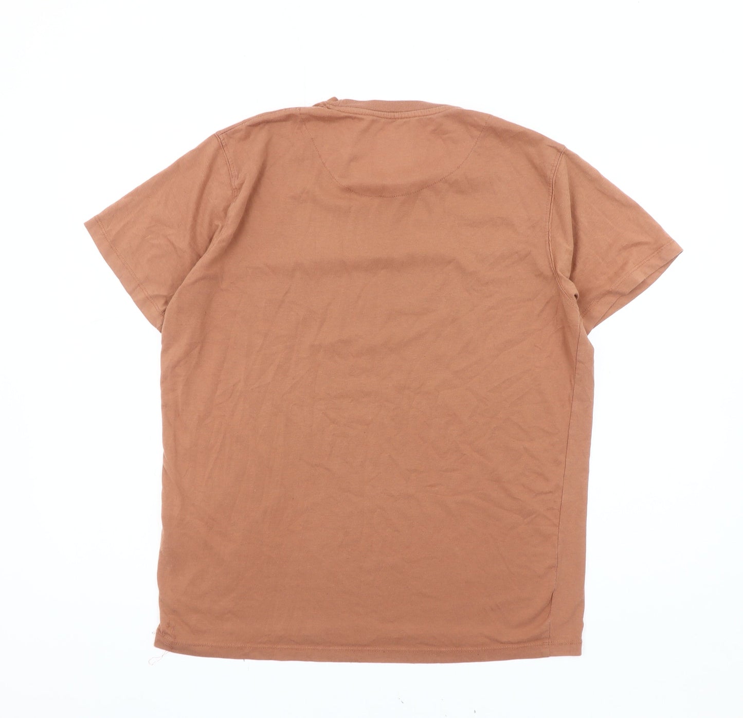 Ocean Laundry Men's XS Brown Graphic T-Shirt, Cotton Blend