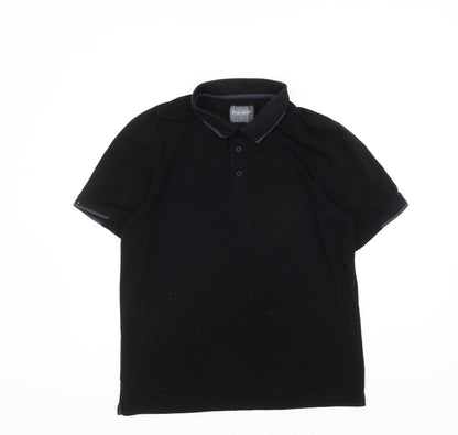 Lyle & Scott Men's Black Polo - Medium, Casual Style