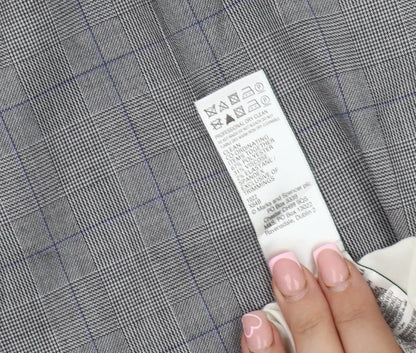 Marks and Spencer Men's Grey Regular Fit Trousers