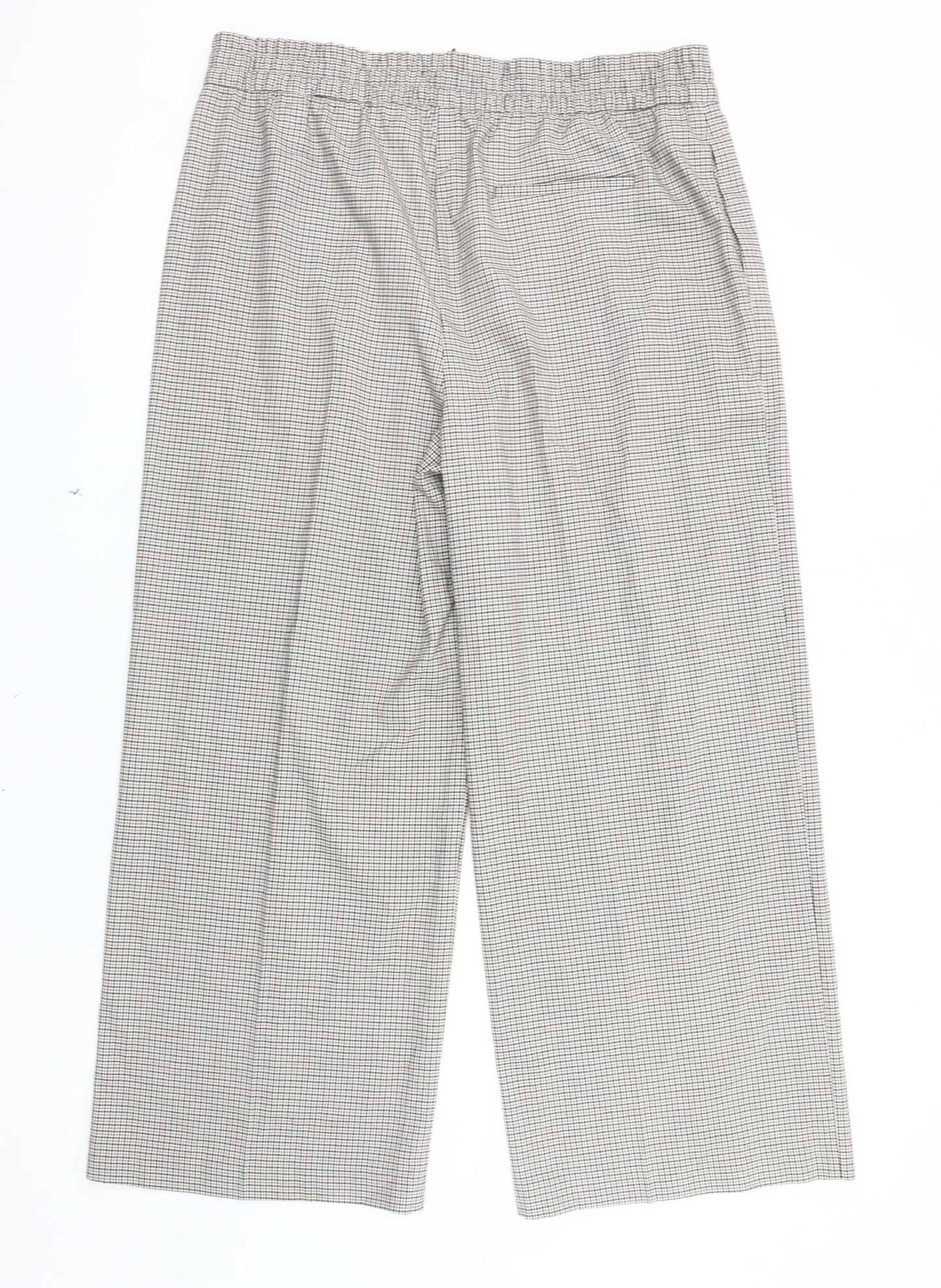 Womens UK Size 16 Marks and Spencer Relaxed Fit CasualBusiness Black Trousers