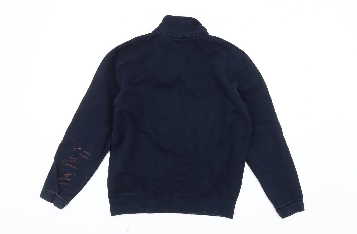 Schott Men's Blue Medium 1/4 Zip Sweatshirt