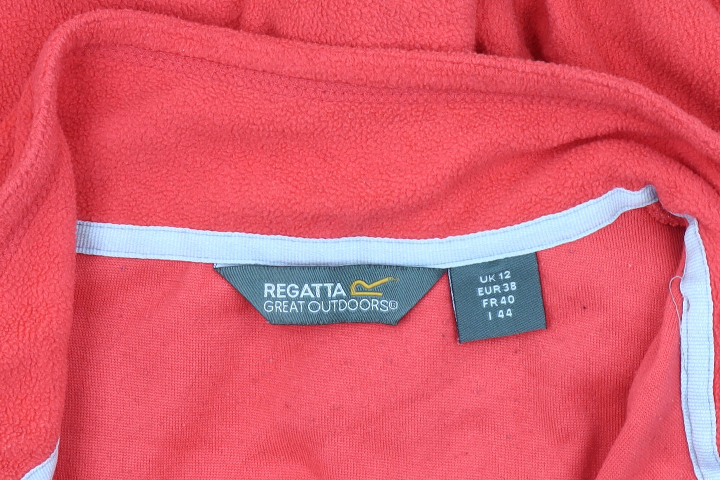 Regatta Women's Red Fleece Sweatshirt Size 12