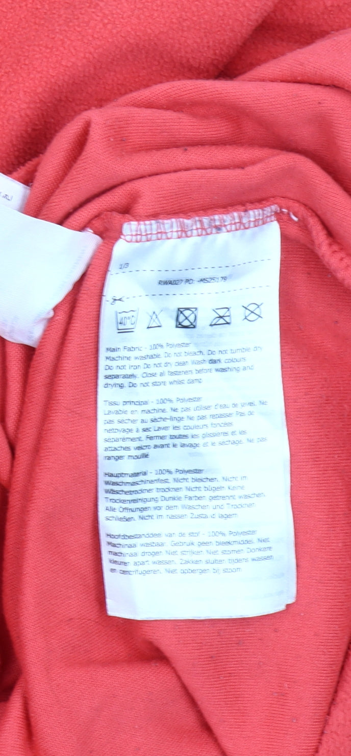 Regatta Women's Red Fleece Sweatshirt Size 12