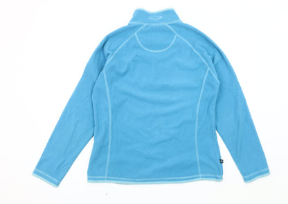 Womens UK Size 14 Mountainlife Blue Full Zip Sweatshirt