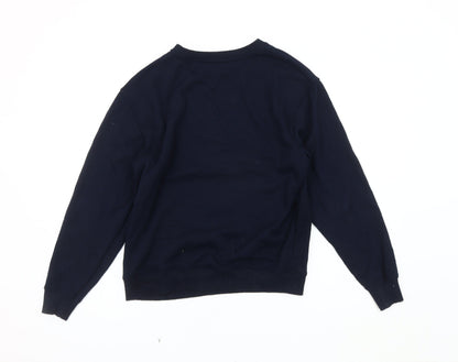 Topshop Women's Blue Pullover Sweatshirt Size 10