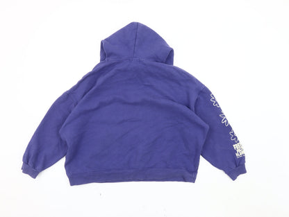 Pacific Republic Teens Blue Hoodie, Large, Graphic Print