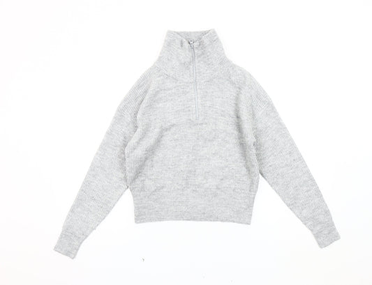 Womens UK Size 8 Jack Wills Grey Pullover Sweatshirt