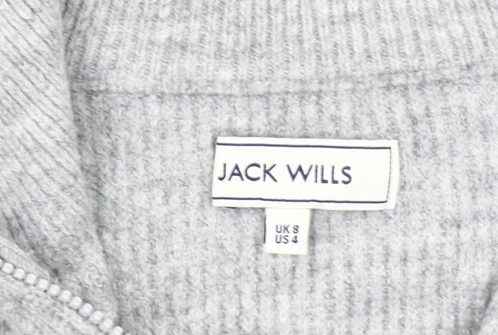 Womens UK Size 8 Jack Wills Grey Pullover Sweatshirt